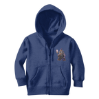 angry can man Classic Kids Zip Hoodie