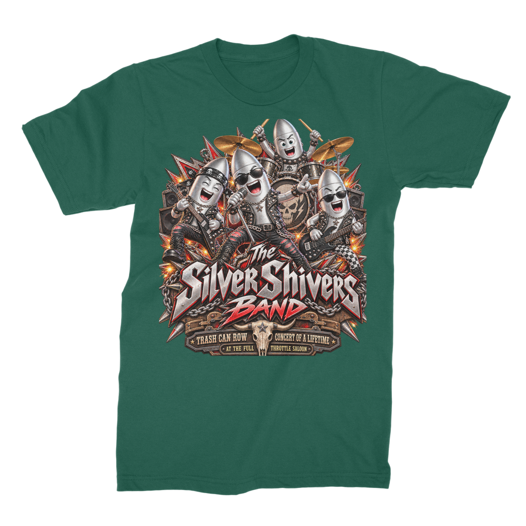The Silver Shivers Band Premium Jersey Adult T-Shirt