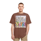 Trash Can Row Heavy Oversized T-Shirt