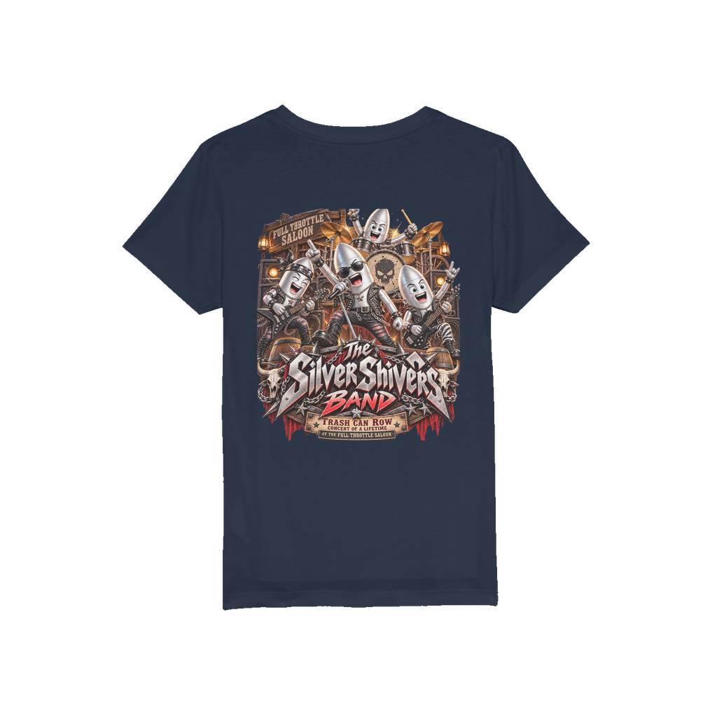 The Silver Shivers Band Organic Jersey Kids T-Shirt