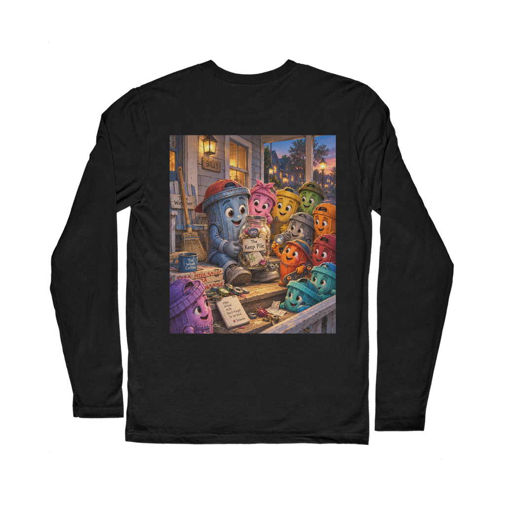 Trash Can Row – Classic Long Sleeve T-Shirt