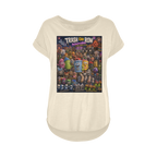 Trash Can Row CONCERT FOR A LIFETIME Women's Long Slub T-Shirt XS-5XL