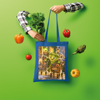 Trash Can Row Shopper Tote Bag