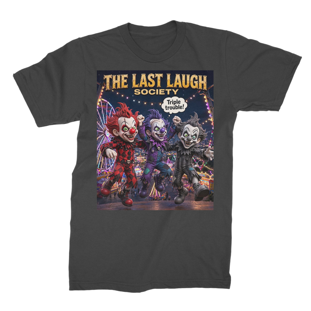 The Last Laugh Society Premium Jersey Adult T-Shirt