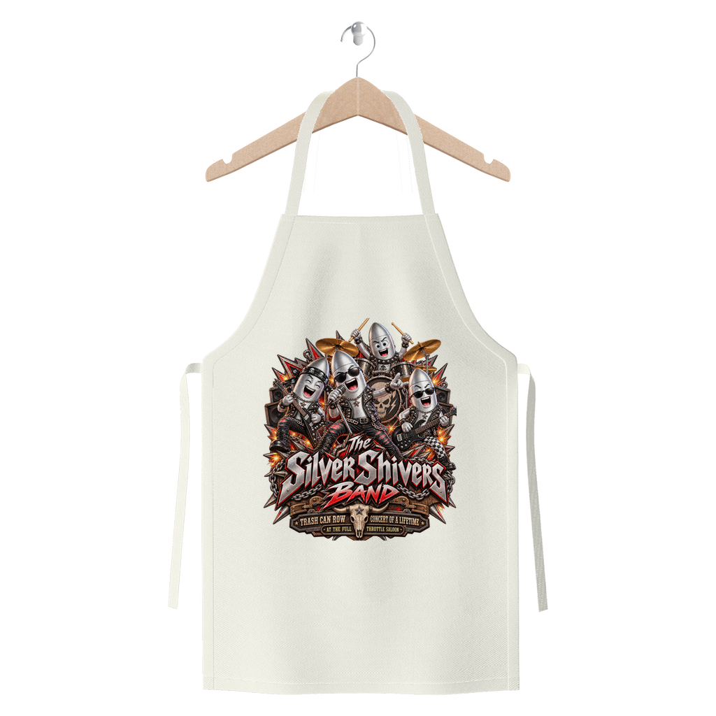 The Silver Shivers Band Premium Jersey Apron