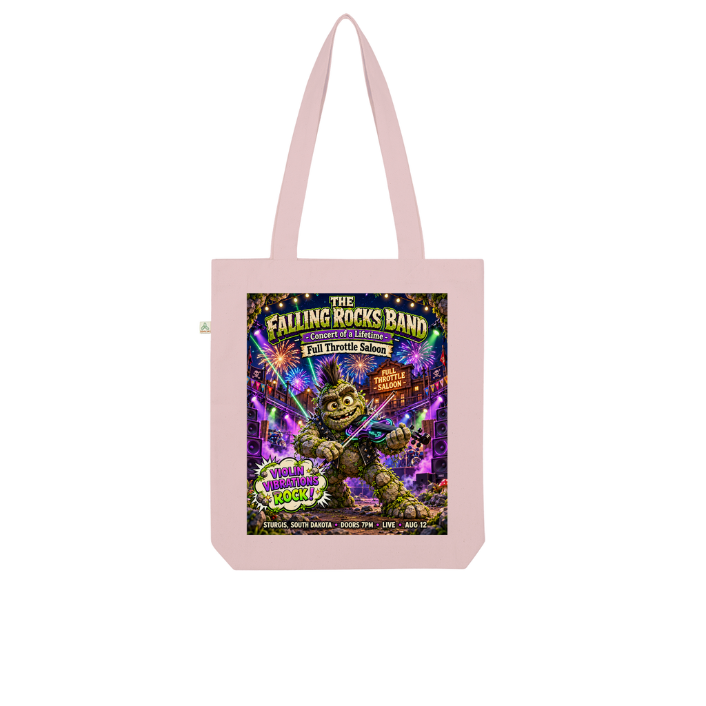 Falling Rocks COllection Organic Tote Bag