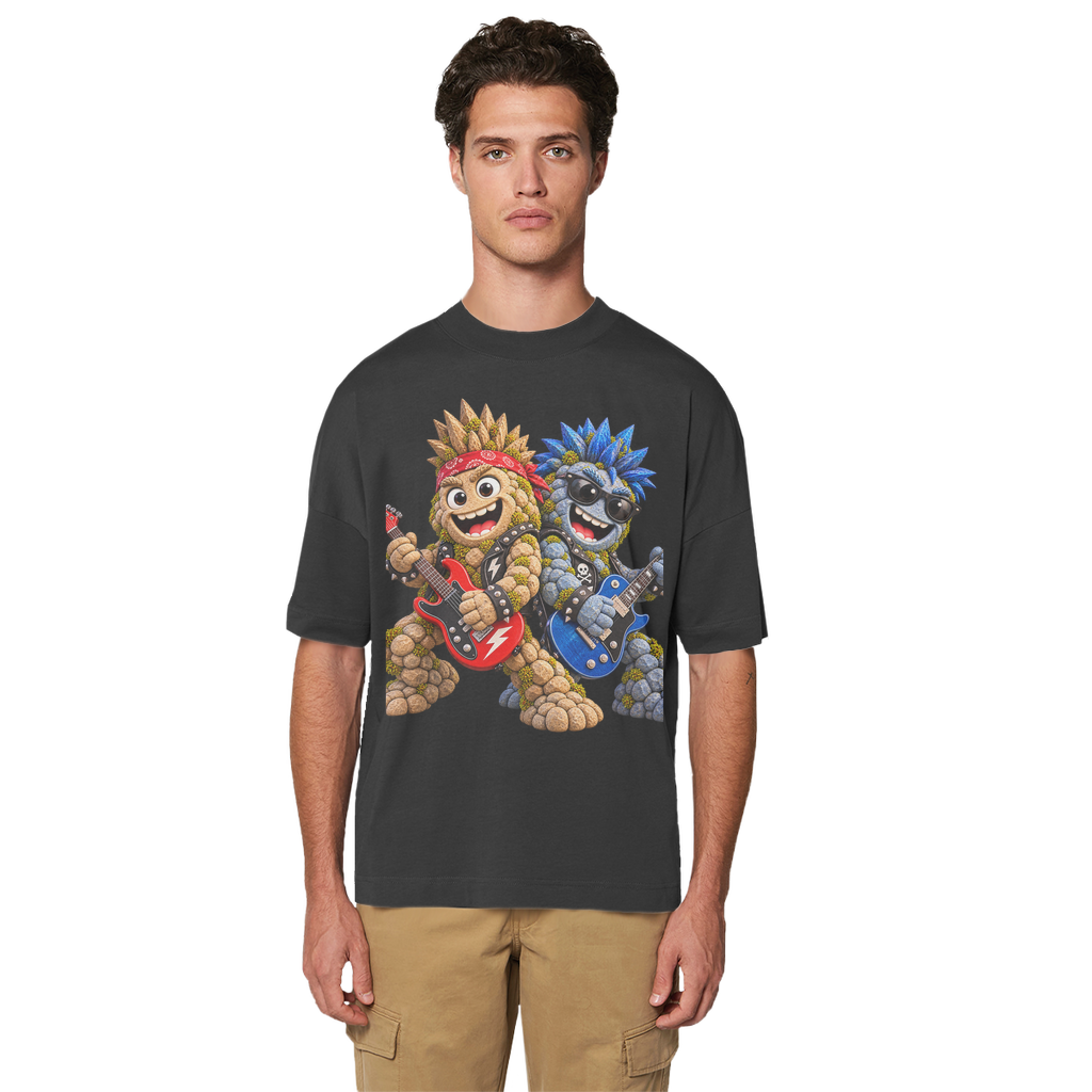 Falling Rocks COllection Premium Organic Oversized T-Shirt