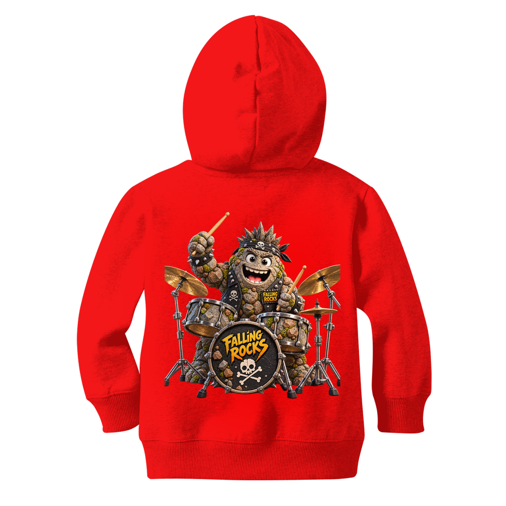 Falling Rocks COllection Classic Kids Zip Hoodie
