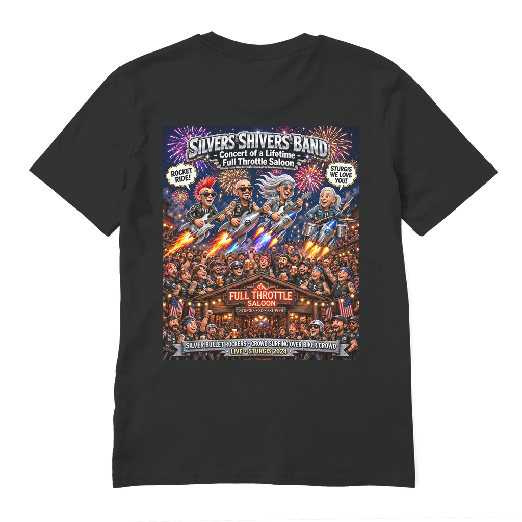 The Silver Shivers Band Premium Organic Adult T-Shirt