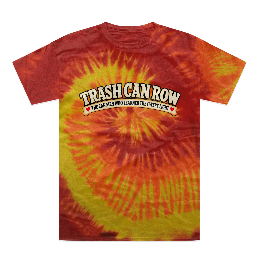 Trash Can Row Tie-Dye T-Shirt