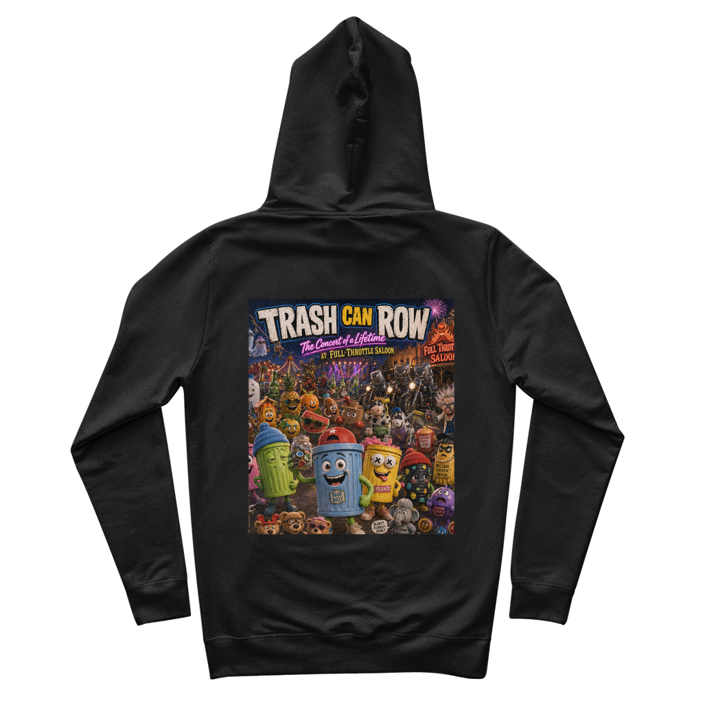 Trash Can Row: Concert for a Lifetime – 100% Organic Cotton Hoodie