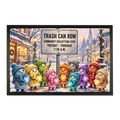 Trash Can Row Sublimation Doormat