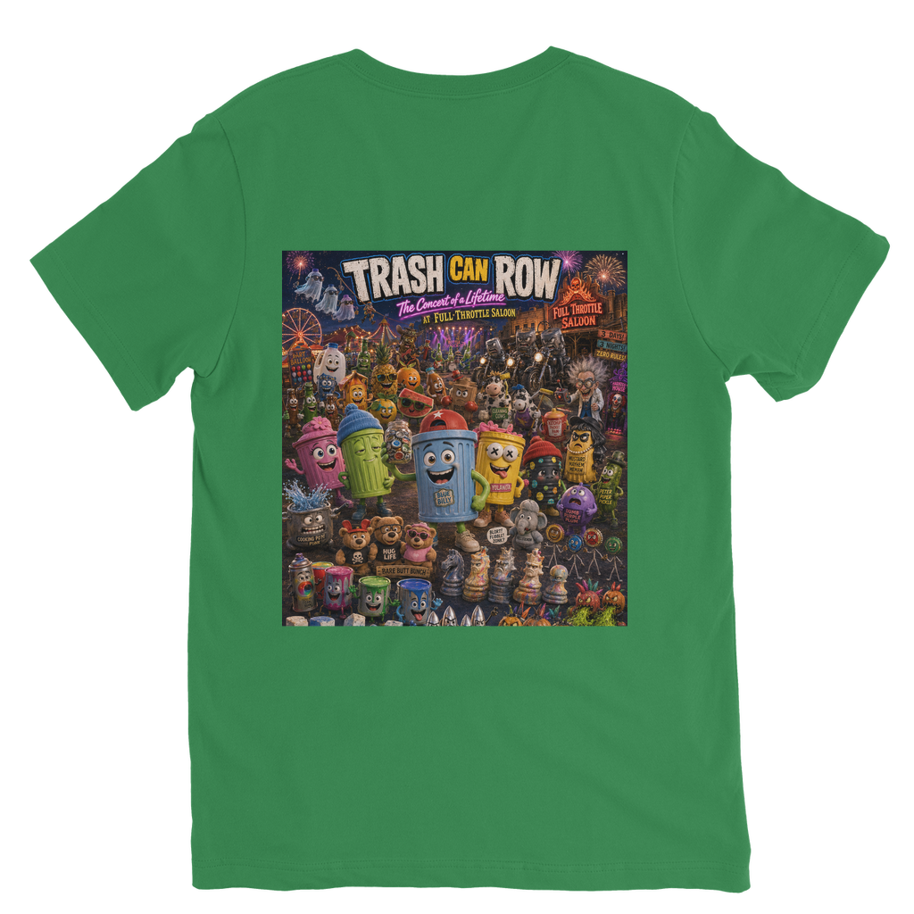 Trash Can Row: Concert for a Lifetime – Classic V-Neck T-Shirt