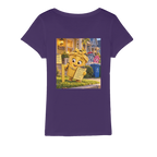 Trash Can Row Organic Jersey Women's T-Shirt