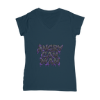 ANGRY CAN MAN 3.0 Classic Women's V-Neck T-Shirt