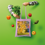 Trash Can Row Shopper Tote Bag