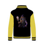 angry can man Varsity Jacket