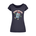 TRASH CAN MAN Wide Neck Women's T-Shirt XS-5XL