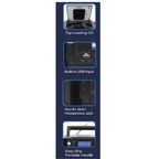 Naxa Portable MP3/CD Player - Refurbished