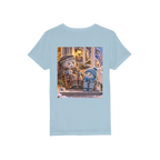 Trash Can Row Organic Jersey Kids T-Shirt