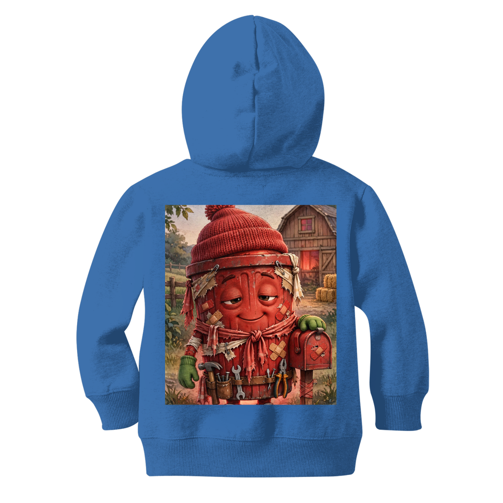 Trash Can Row Classic Kids Zip Hoodie