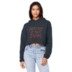 ANGRY CAN MAN 2.0 Cropped Raw Edge Boyfriend Hoodie
