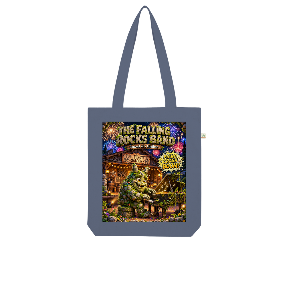 Falling Rocks COllection Organic Tote Bag