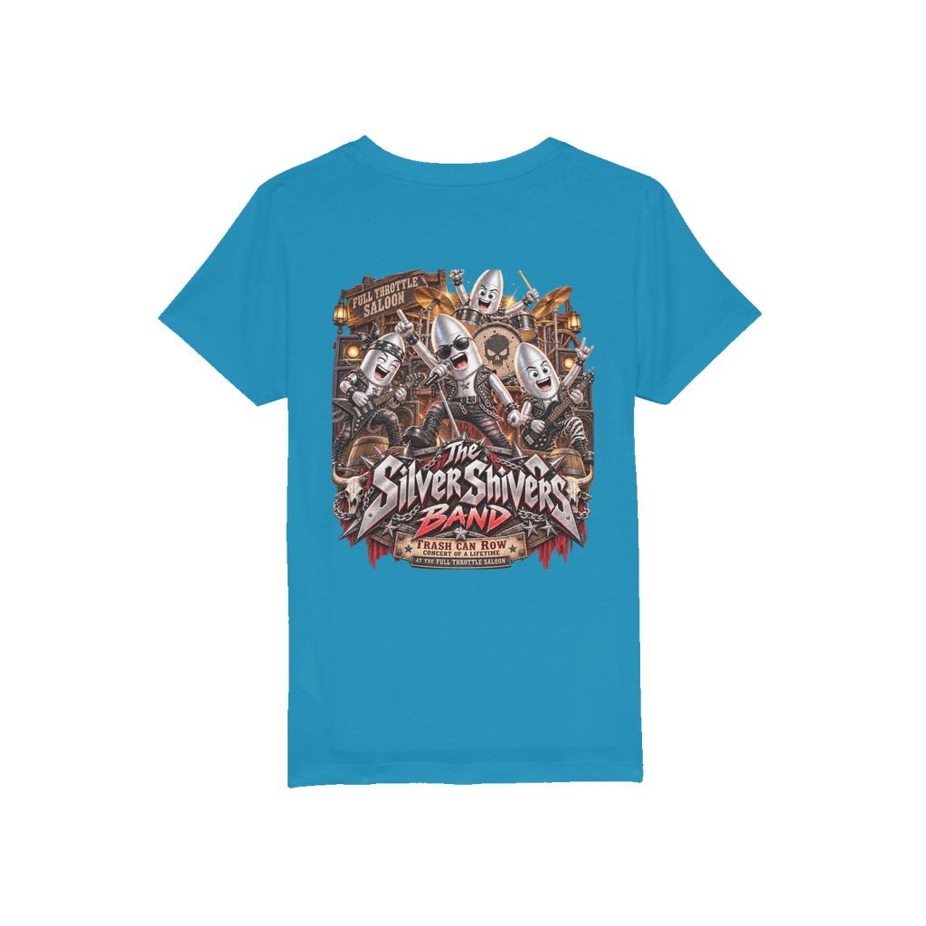The Silver Shivers Band Organic Jersey Kids T-Shirt