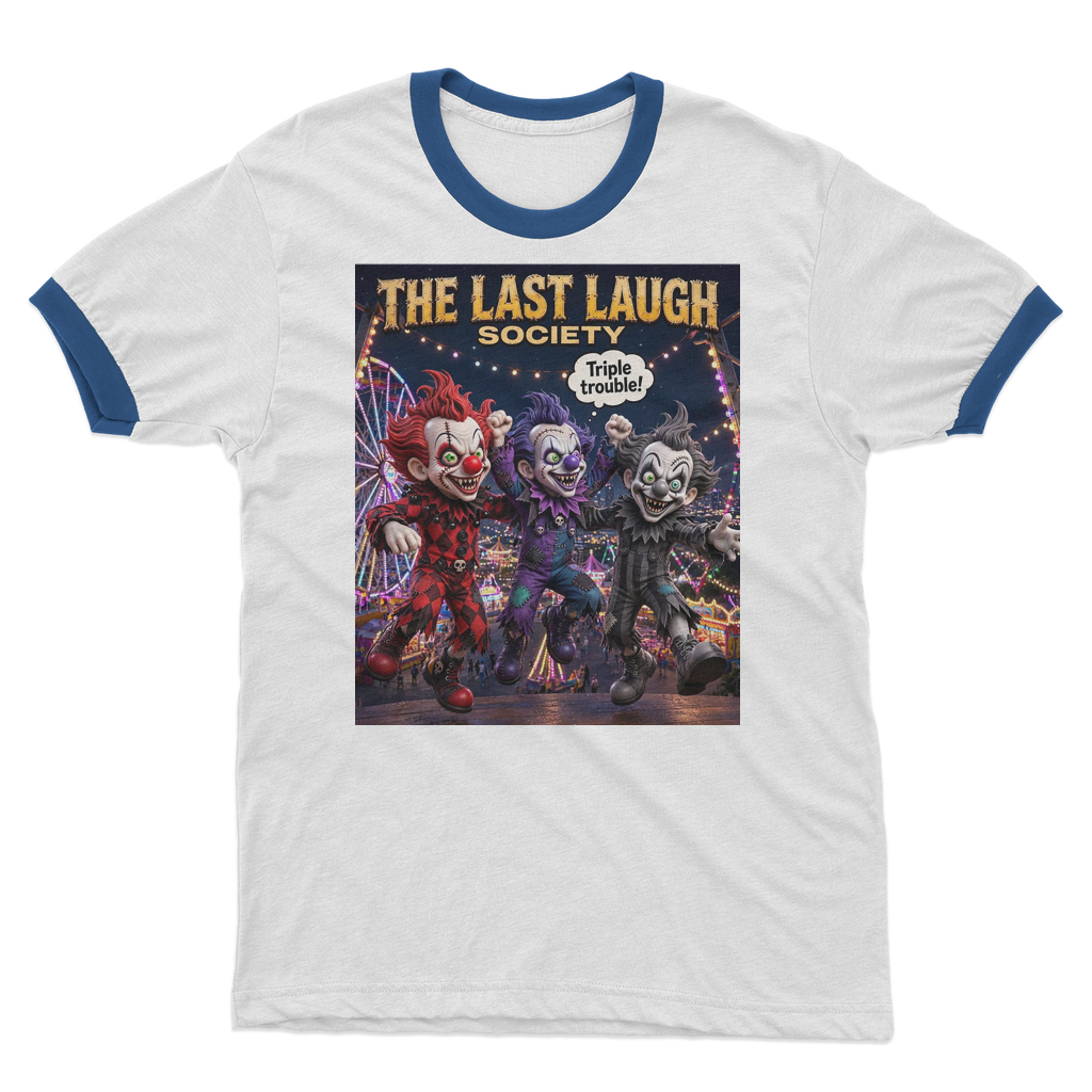 The Last Laugh Society Adult Ringer T-Shirt