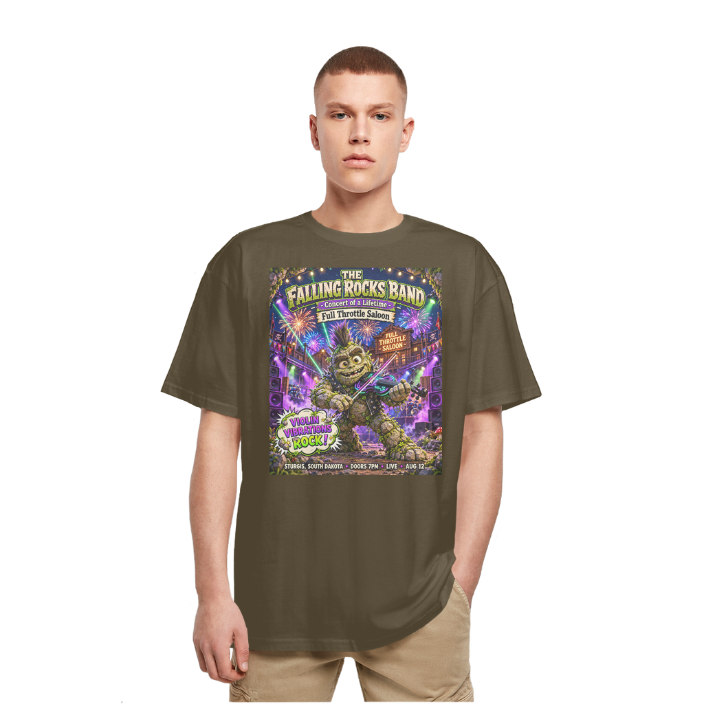 Falling Rocks Collection Heavy Oversized T-Shirt