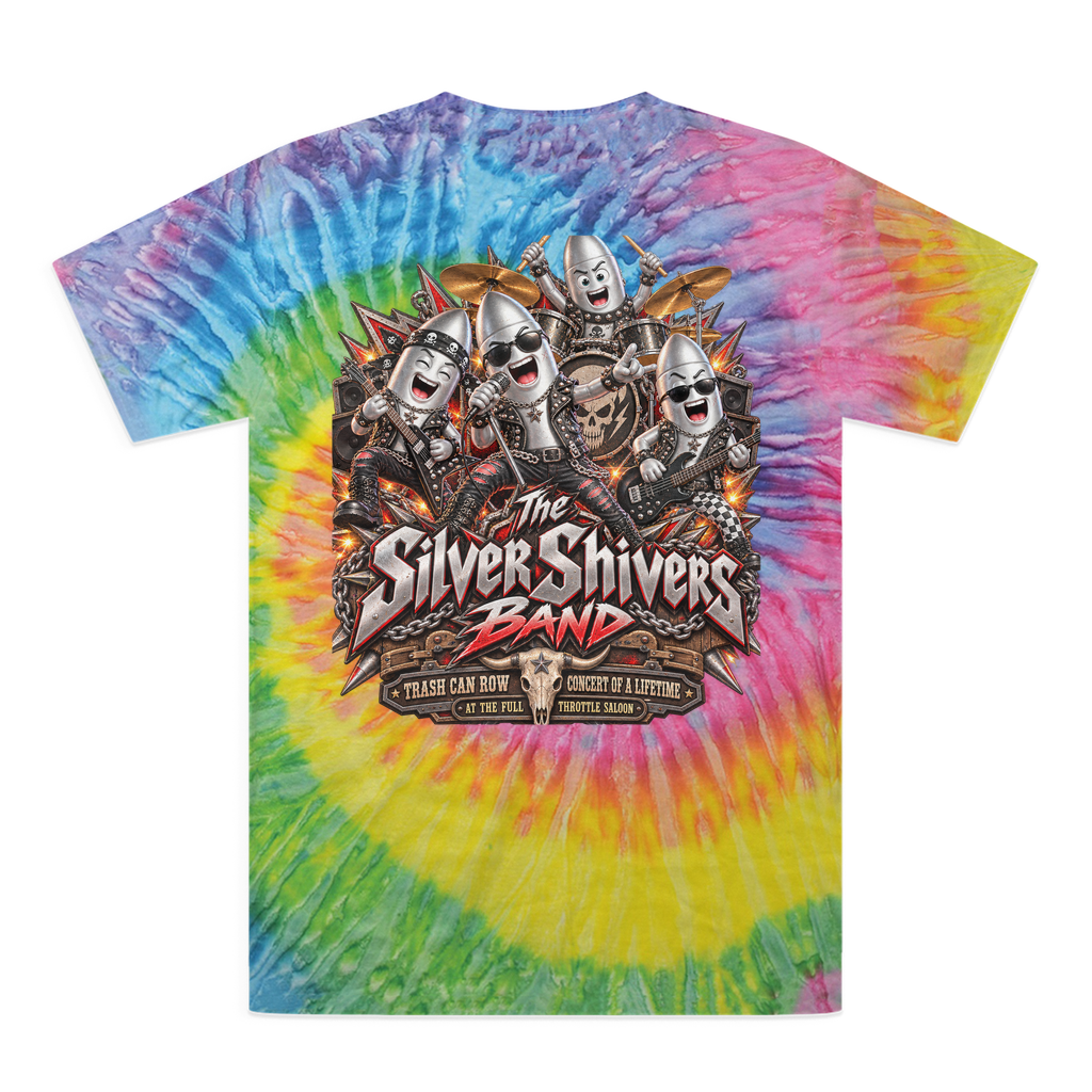 The Silver Shivers Band Tie-Dye T-Shirt