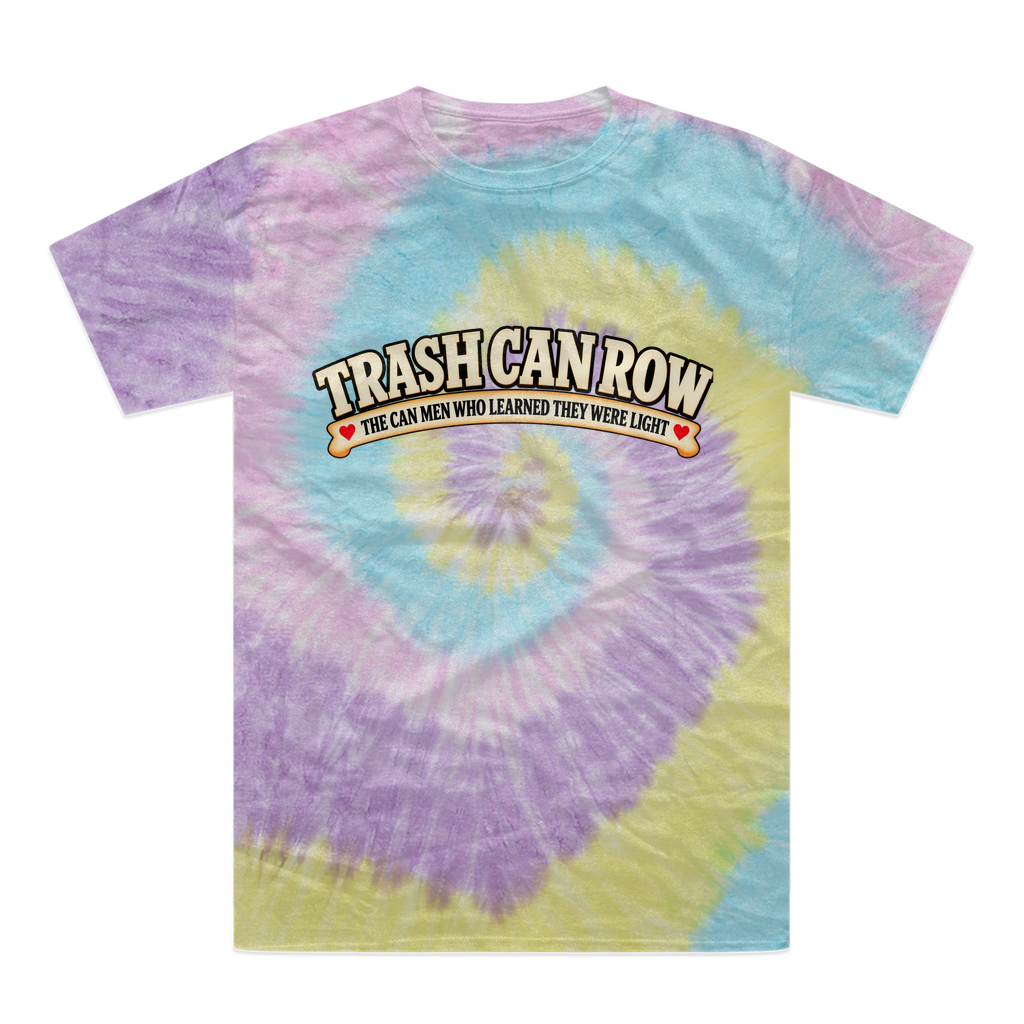 Trash Can Row Tie-Dye T-Shirt