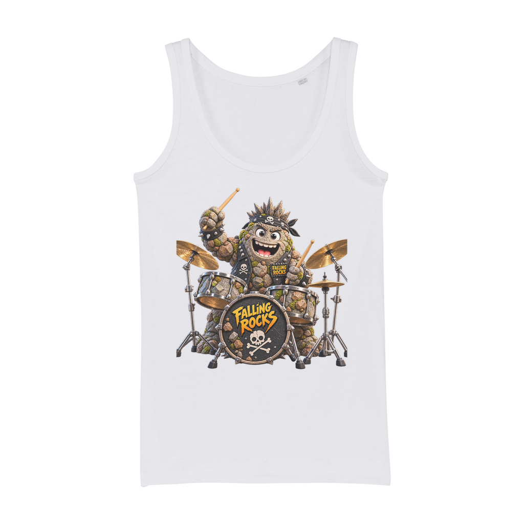 Falling Rocks COllection Organic Jersey Womens Tank Top