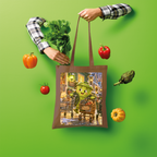 Trash Can Row Shopper Tote Bag