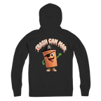 TRASH CAN MAN Premium Adult Zip Hoodie