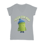 TRASH CAN MAN Classic Women's V-Neck T-Shirt