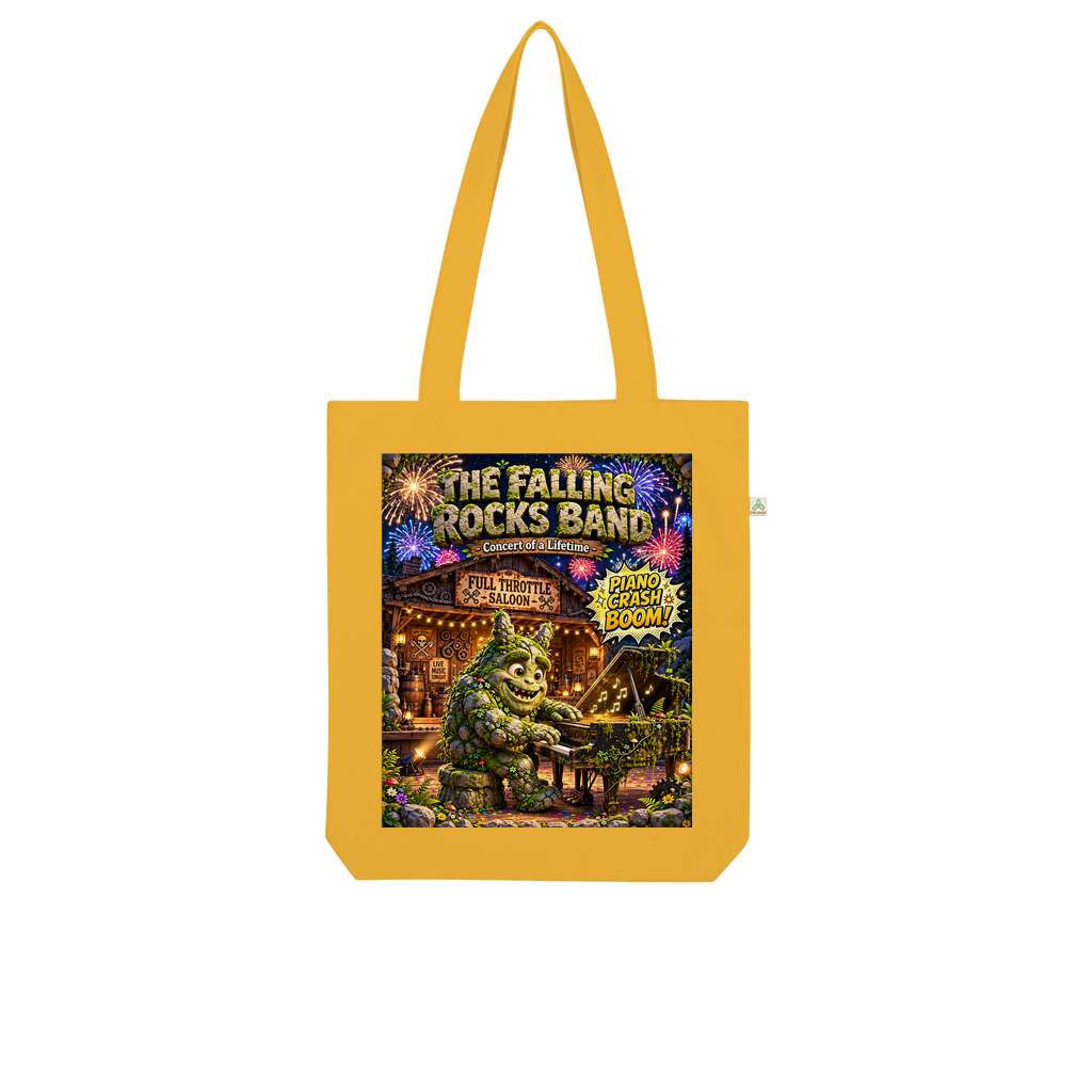 Falling Rocks COllection Organic Tote Bag