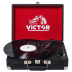 Victor Metro Dual BT Suitcase Turntable Black - Refurbished