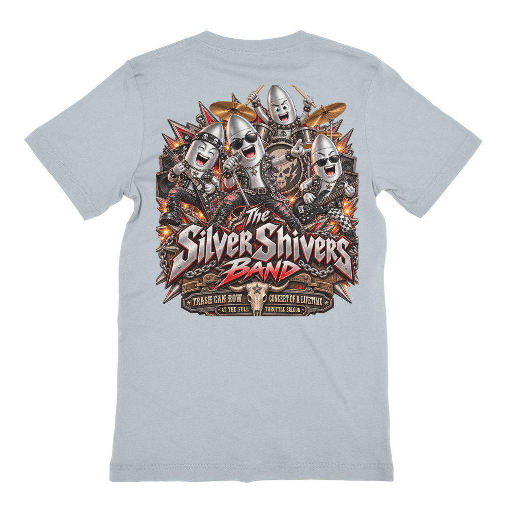 The Silver Shivers Band Premium Jersey Adult T-Shirt