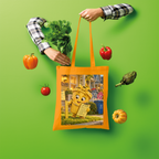 Trash Can Row Shopper Tote Bag