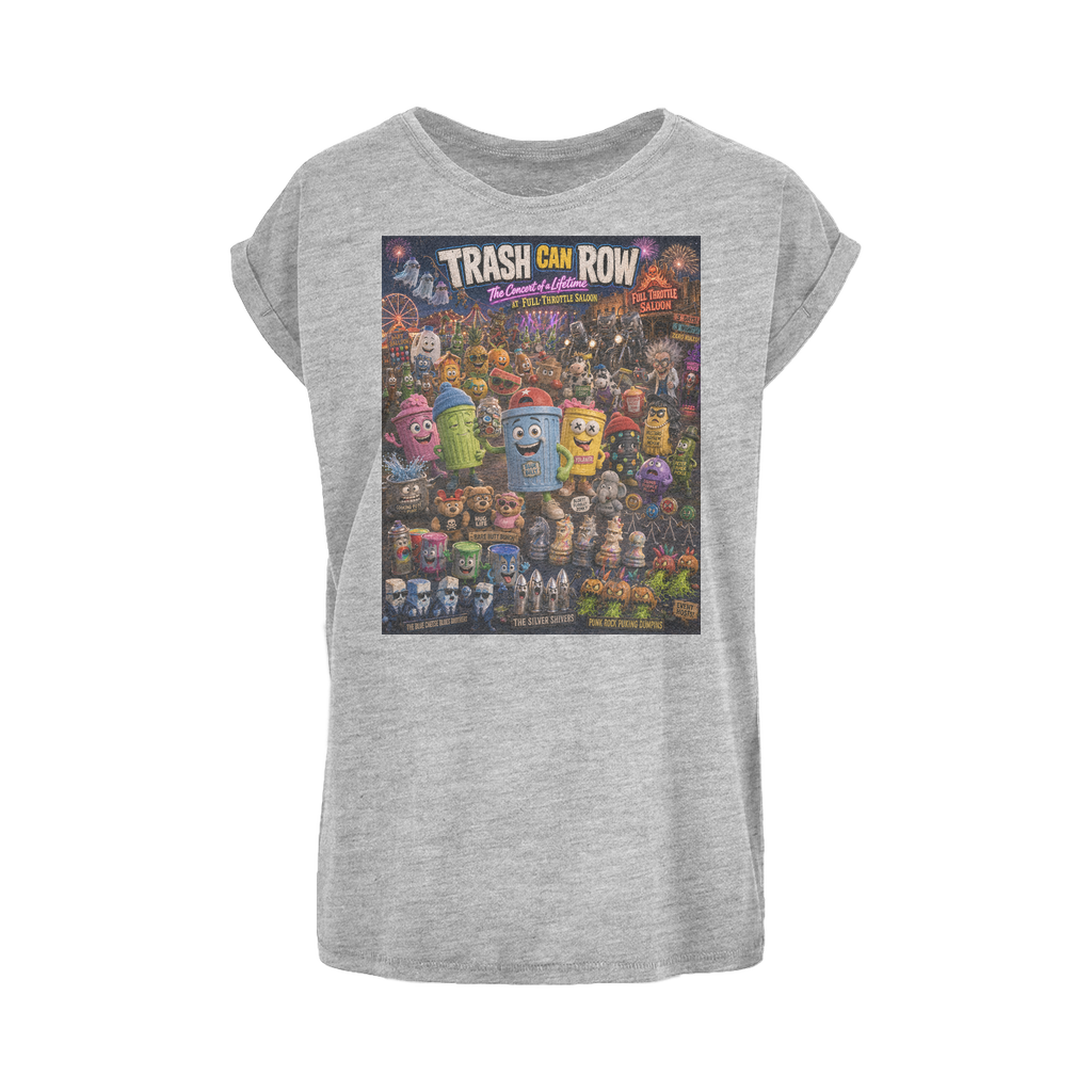 Trash Can Row CONCERT FOR A LIFETIME Women's Extended Shoulder T-Shirt XS-5XL