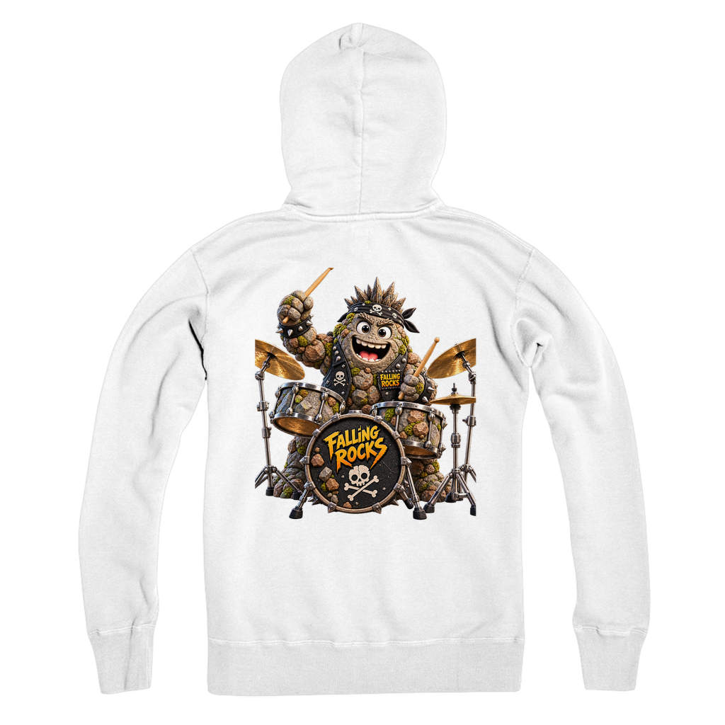 Falling Rocks COllection Premium Adult Zip Hoodie