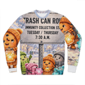 Trash Can Row – Premium Cut and Sew Sublimation Unisex Sweatshirt