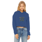 ANGRY CAN MAN 2.0 Ladies Cropped Raw Edge Hoodie