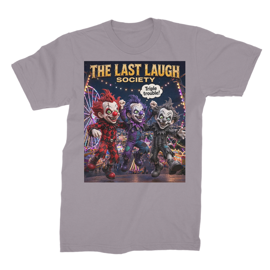 The Last Laugh Society Premium Jersey Adult T-Shirt