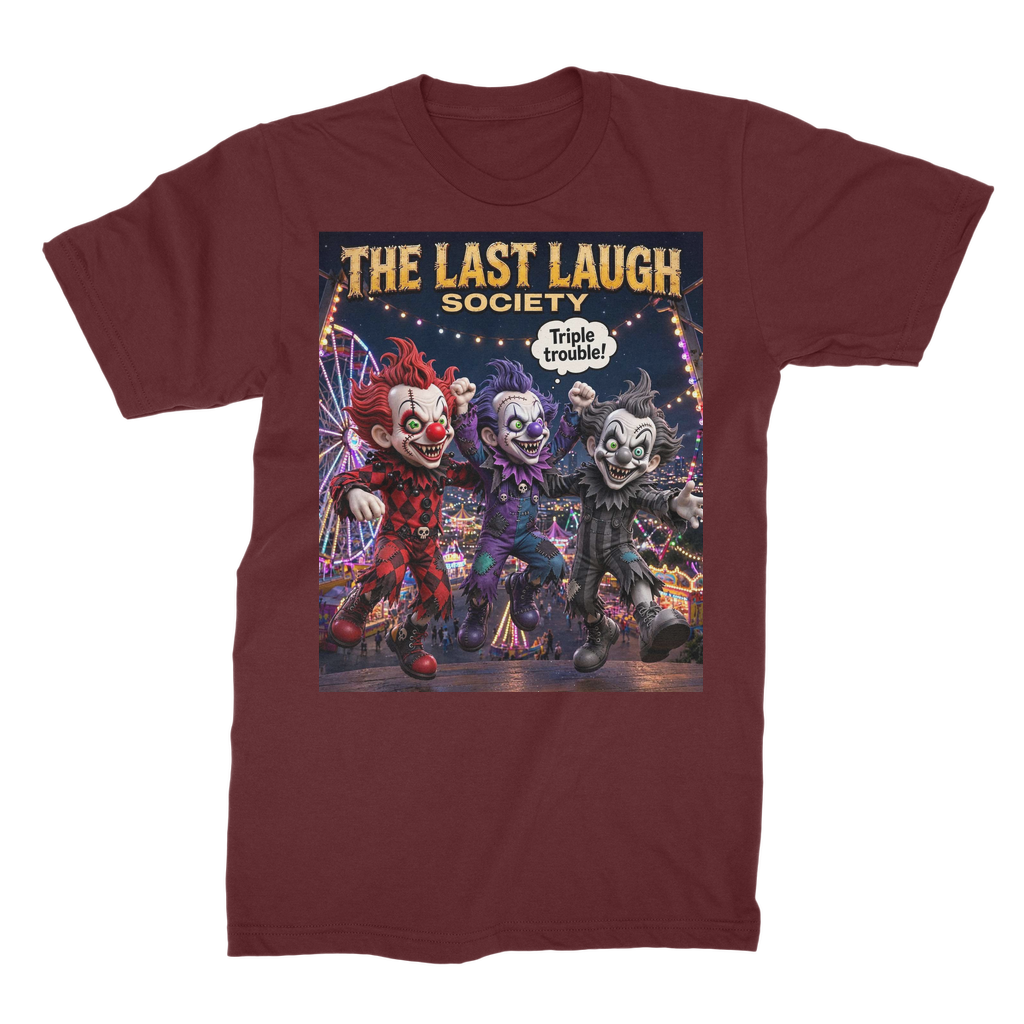 The Last Laugh Society Premium Jersey Adult T-Shirt