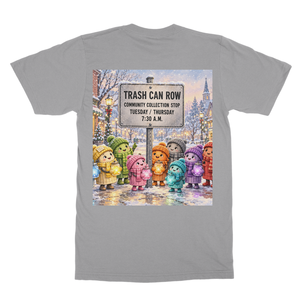 Trash Can Row – Classic Adult T-Shirt
