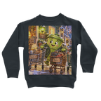 Trash Can Row Classic Kids Sweatshirt