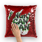 ANGRY CAN MAN 2.0 Sequin Cushion Cover