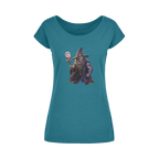 angry can man Wide Neck Womens T-Shirt XS-5XL